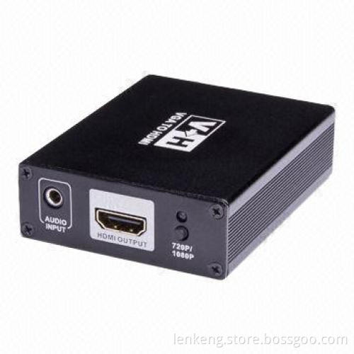 Mini VGA and 3.5mm Audio to HDMI® Adapter with 5V DC/1A Power Supply
